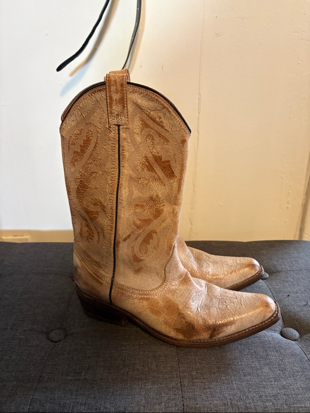 Oak tree Women's all leather Cowboy Boots - Picture 3 of 8